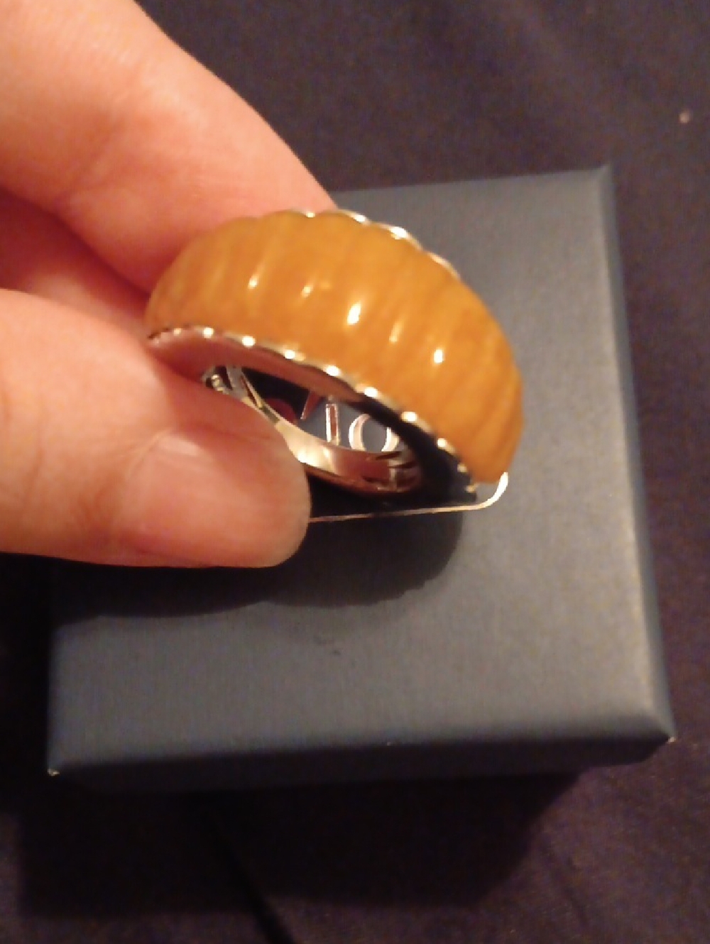 Chunky Jade Ring